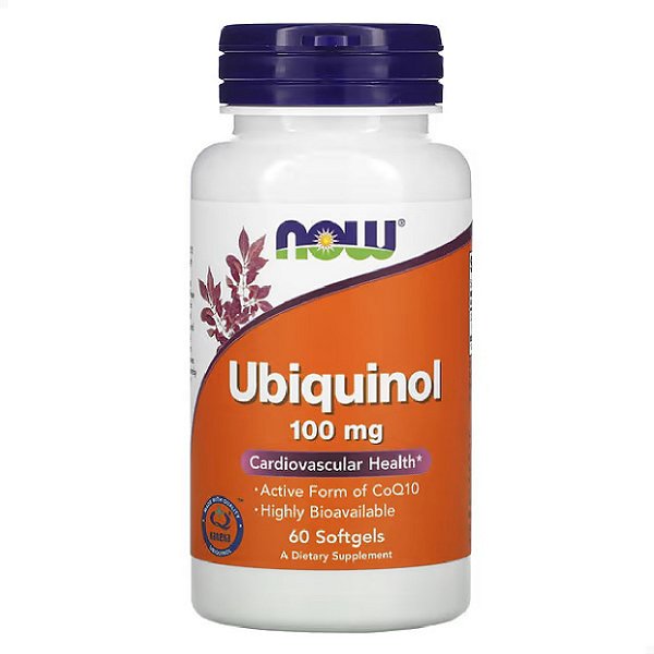 Ubiquinol 100mg 60 caps Now Foods