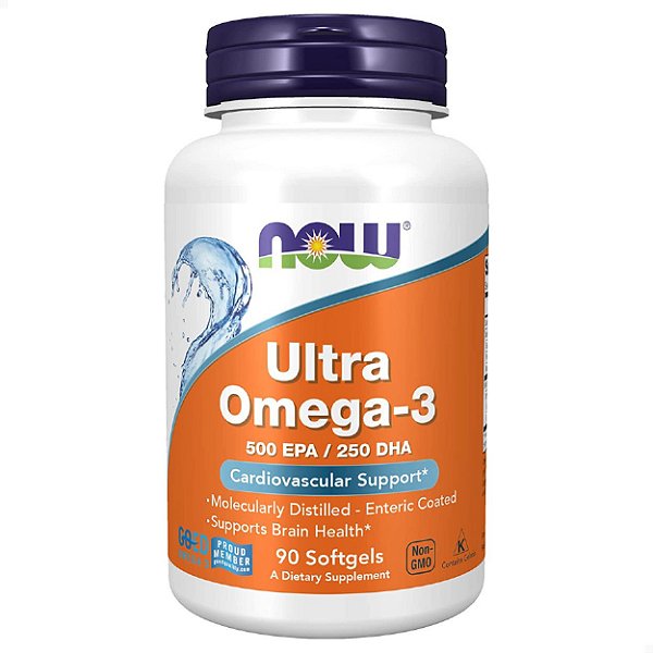 Ultra Ômega 3 Fish Oil 90 caps Now Foods