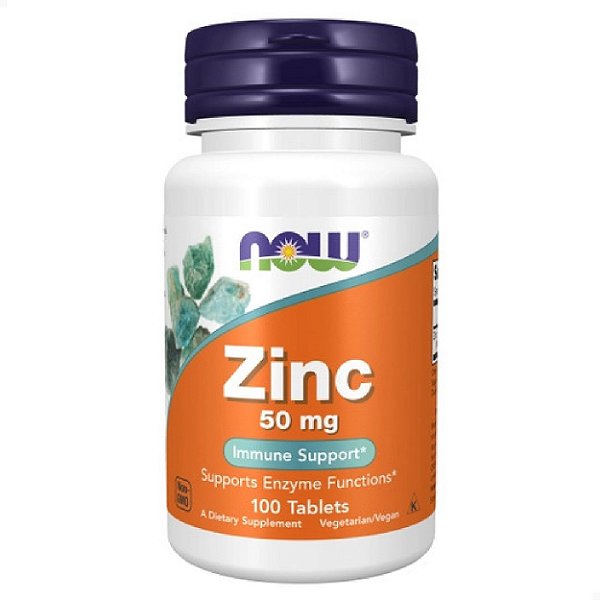 Zinco 50mg 100 tabs Now Foods
