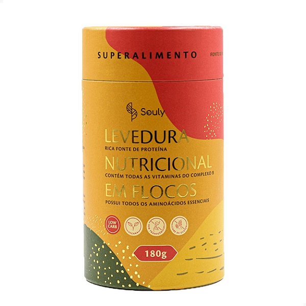 Levedura Nutricional em Flocos 180g Souly