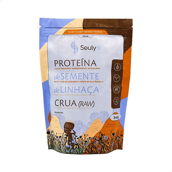 Proteína de Semente de Linhaça 340g Souly
