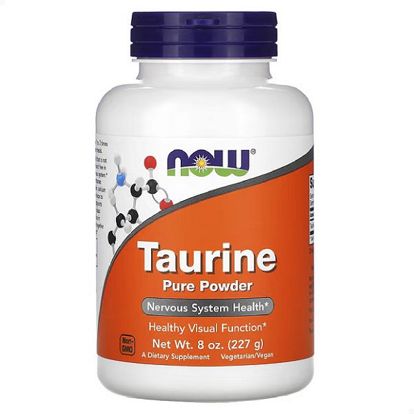Taurina em Pó 227g Now Foods