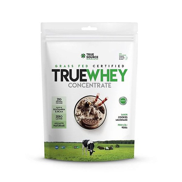 True Whey Concentrate Cookies Milkshake 900g True Source