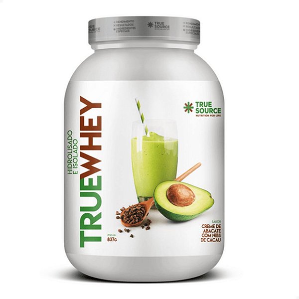 True Whey Protein Abacate com Nibs de Cacau 837g True Source