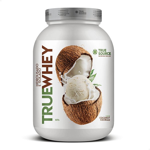 True Whey Protein Coconut Icecream 837g  True Source