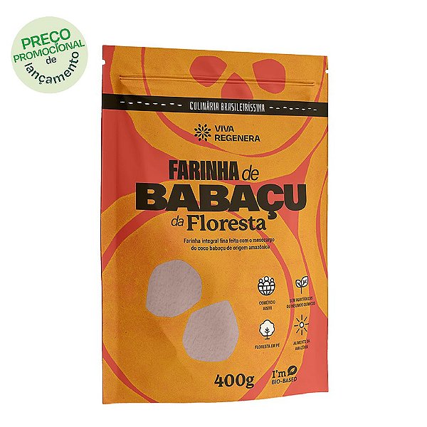 Farinha De Babaçu Da Floresta 400g Viva Regenera