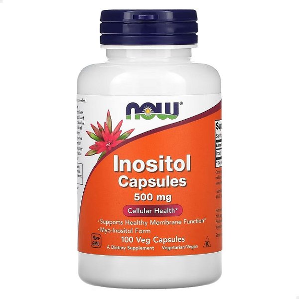 Inositol 500mg 100 veg caps Now Foods