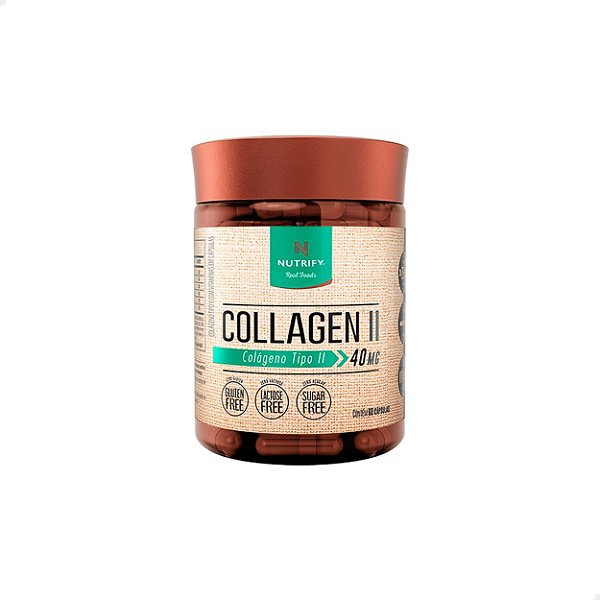 Collagen II Colágeno 40mg 60 caps Nutrify