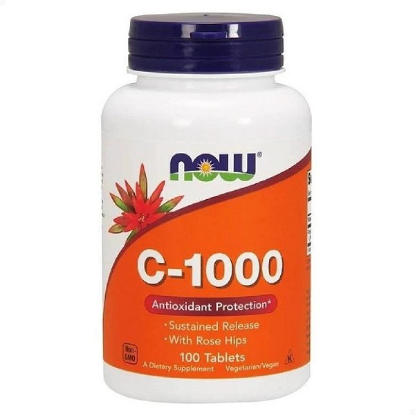 C-1000 Vitamina 100 tabs Now Foods