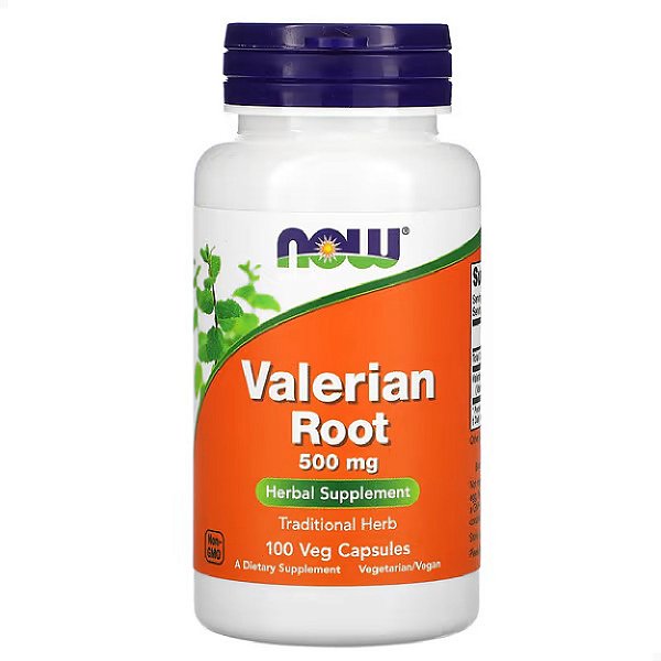Valerian Root 500mg Calmante Natural 100 veg caps Now Foods