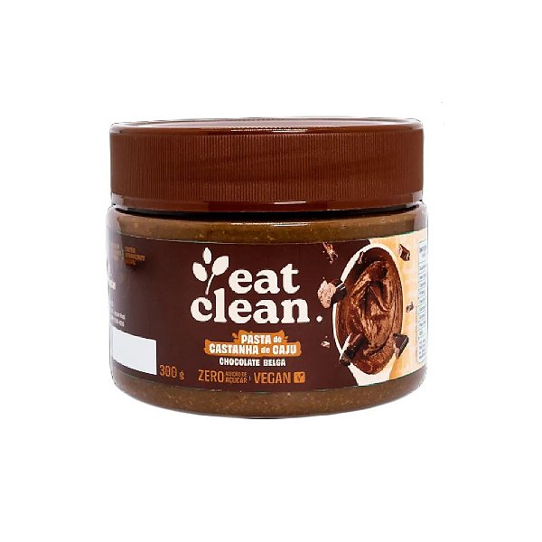 Pasta de Castanha de Caju Eat Clean 300g Chocolate Belga