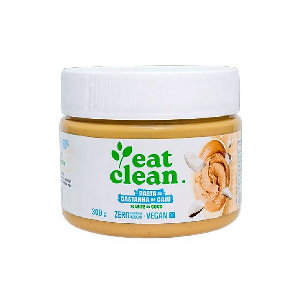 Pasta de Castanha de Caju Eat Clean 300g Leite de Coco