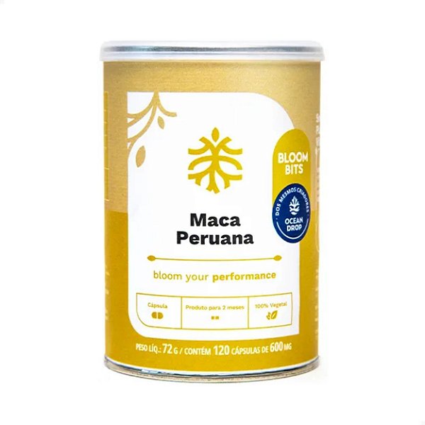 Maca Peruana 600mg 120 caps Ocean Drop