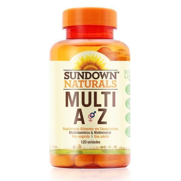 Multi A-z Multivitaminico Sundown Vitaminas 120 Cp Importado