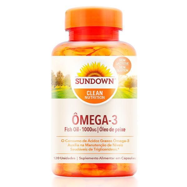 Ômega 3 Fish Oil 1000mg 120 caps Sundown Vitaminas