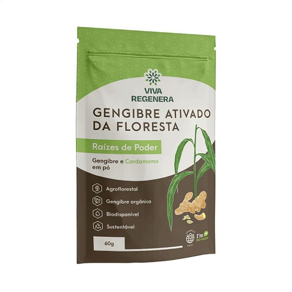 Gengibre Ativado da Floresta em Pó 60g Viva Regenera