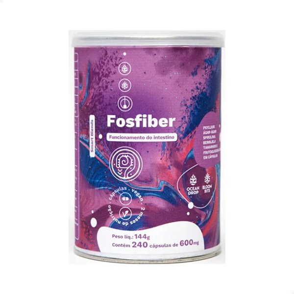 Fosfiber Funcionamento do Intestino 240 caps Ocean Drop