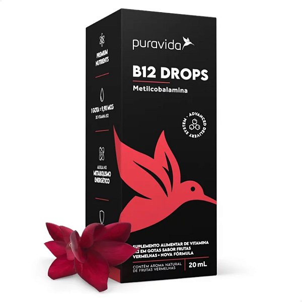Bio Vit B12+ Metilcobalamina Biodisponível 20ml Puravida