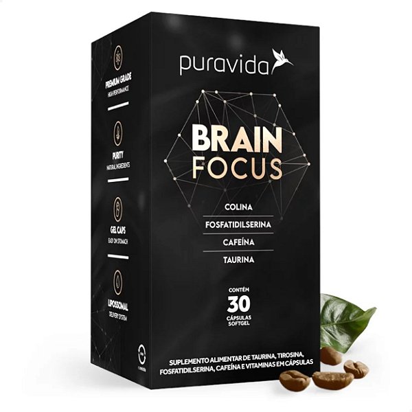 Brain Focus Performance Mental 30 caps Puravida