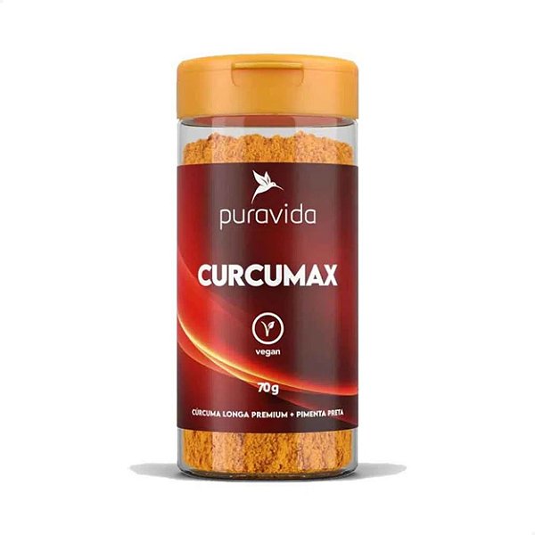 Curcumax Cúrcuma Premium com Pimenta Preta 70g Puravida
