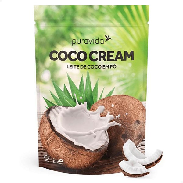 Coco Cream Leite de Coco em Pó 250g Puravida