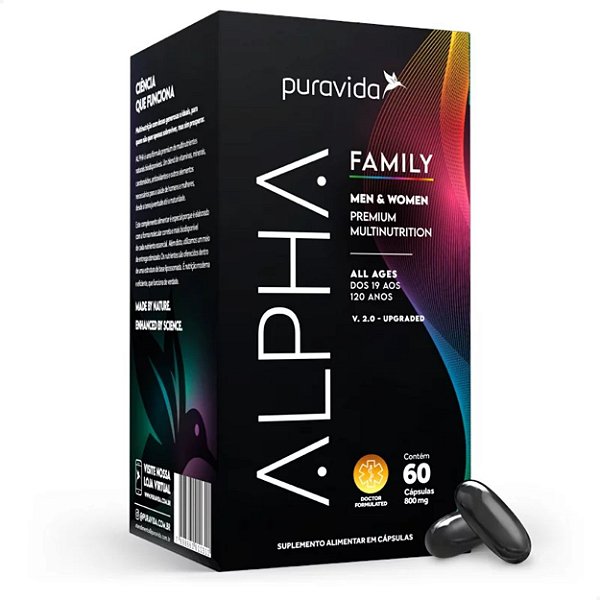 Alpha Family Polivitamínico 60 caps Puravida
