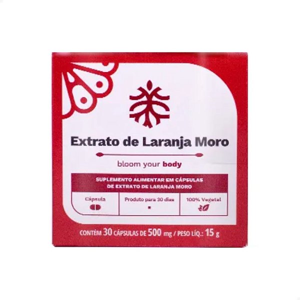 Extrato de Laranja Moro 500mg 30 caps Ocean Drop