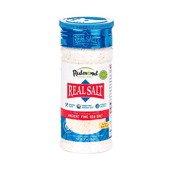 Sal Integral Cristais Finos Saleiro Real Salt 284g Redmond