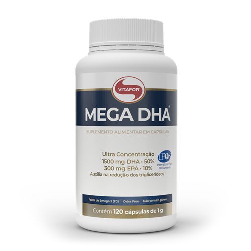 Ômega Mega DHA 120 caps Vitafor