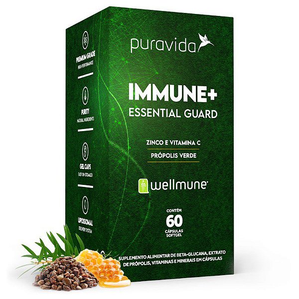Immune+ Essential Guard 60 caps Puravida