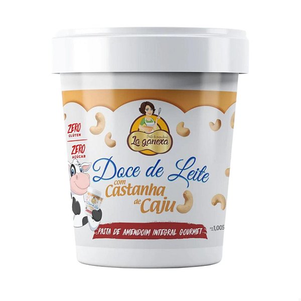 Pasta de Amendoim sabor Doce de Leite 450g La Ganexa