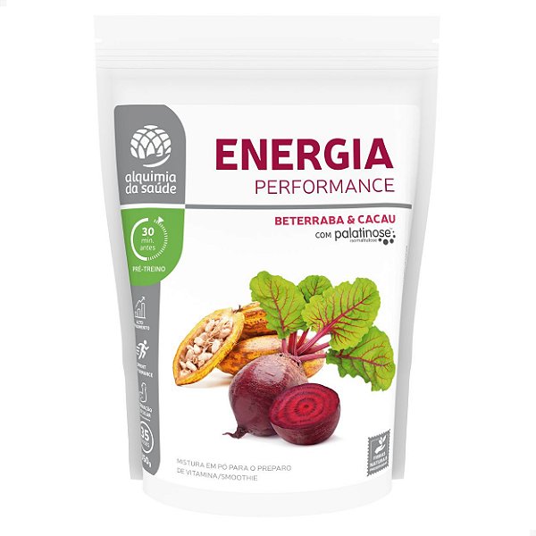 Energia Performance Beterraba e Cacau 350gr Alquimia da Saúde