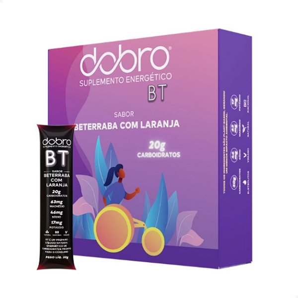 BT Gel Beterraba com Laranja Caixa com 10un Dobro