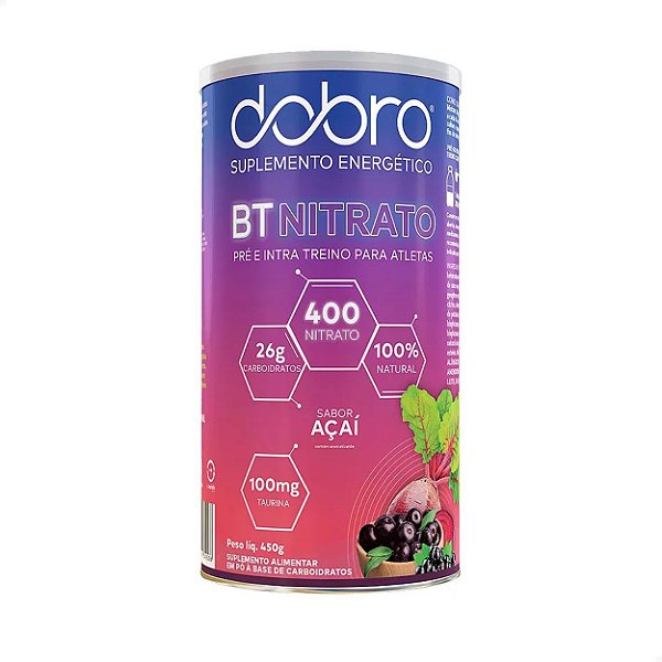 BT Nitrato com Taurina Açaí 450g Dobro