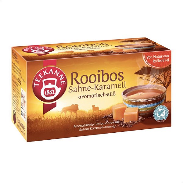 Chá Vermelho de Rooibos com Caramelo 20 saq. 35g Teekanne