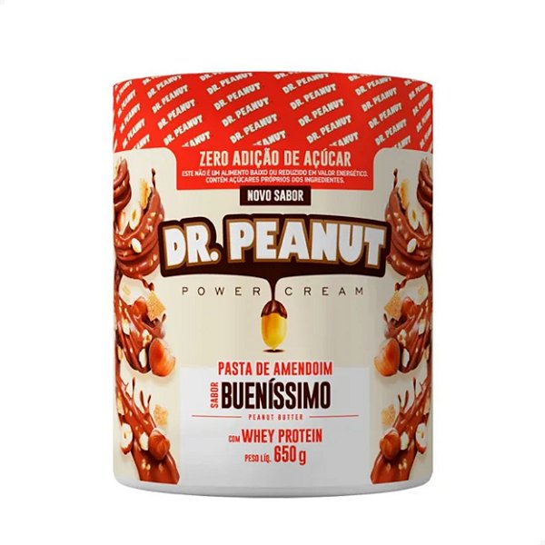 Pasta de Amendoim com Whey 650g Dr. Peanut