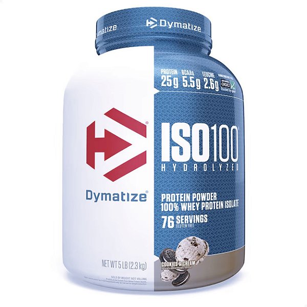 Whey Iso 100 Hidrolisado Isolado 2,3kg Dymatize