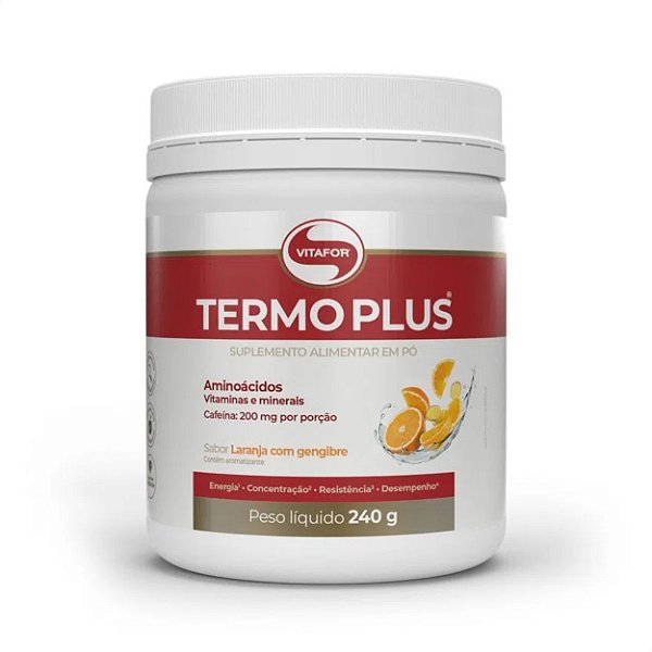 Termo Plus Termogênico em Pó 240g Laranja com Gengibre Vitafor