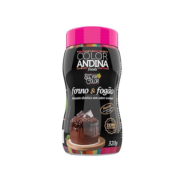 Adoçante Culinário Stevia Forno e Fogão 320g Color Andina