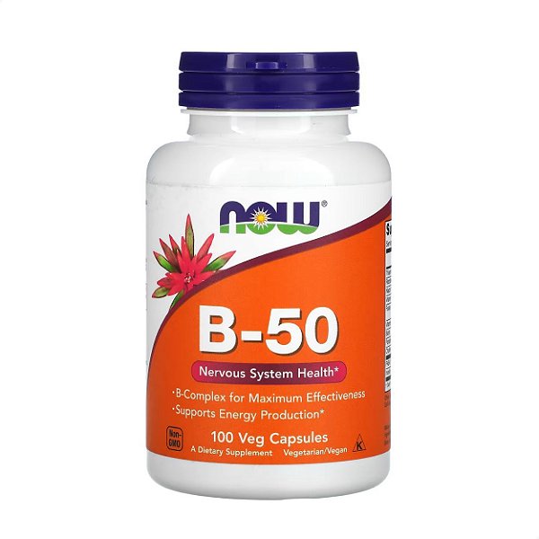B-50 Complexo B 100 caps Now Foods