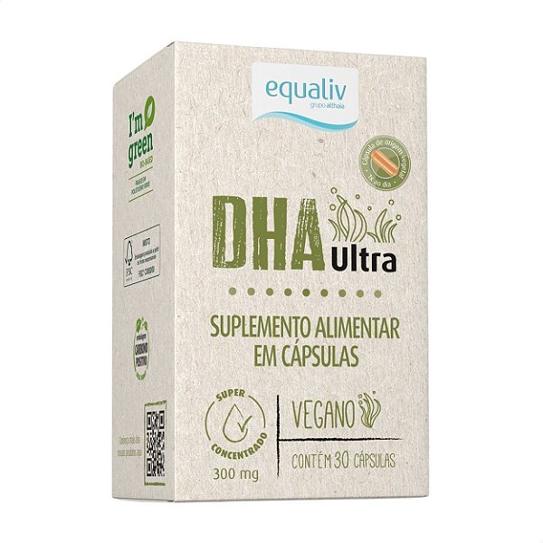 DHA Ultra Vegano 300mg 30 caps Equaliv