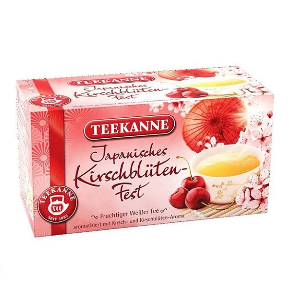 Chá Branco de Cereja e Flor de Cerejeira 20 saq. 30g Teekanne