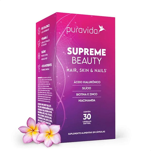 Supreme Beauty Hair, Skin and Nails 30caps Puravida