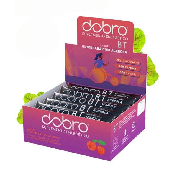 BT Gel Beterraba com Acerola Caixa com 10un Dobro