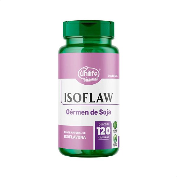 Isoflaw Gérmen de Soja 500mg 120caps Unilife
