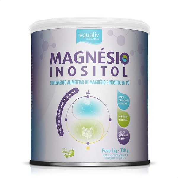 Magnésio Inositol Limão 330g Equaliv