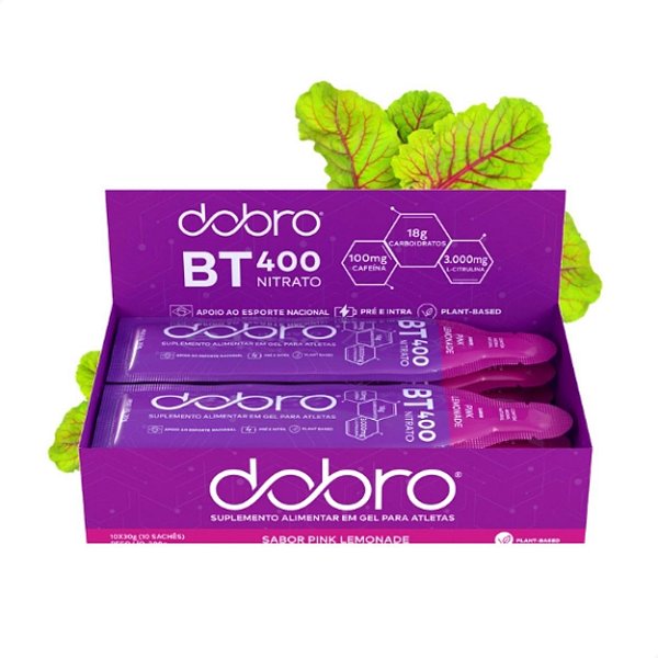 BT Nitrato Gel Pink Lemonade com L-Citrulina Caixa com 10un Dobro
