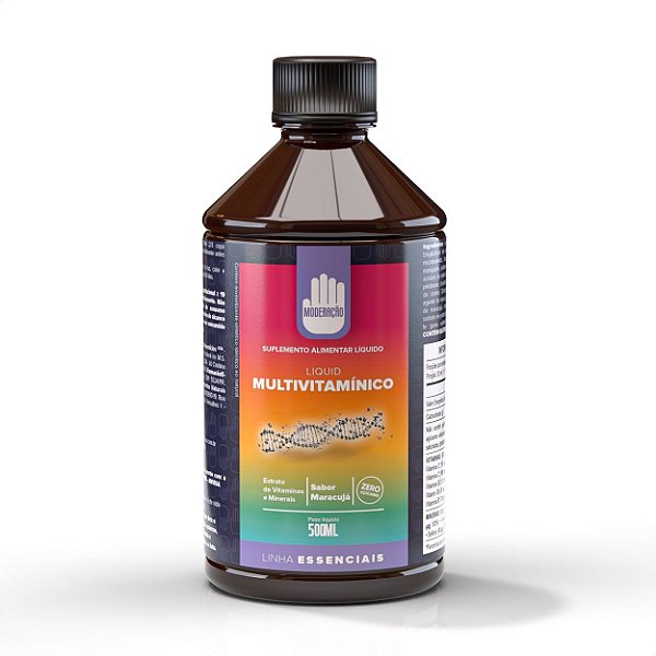 Multivitamínico Líquido Sabor Maracujá 500ml Moderação