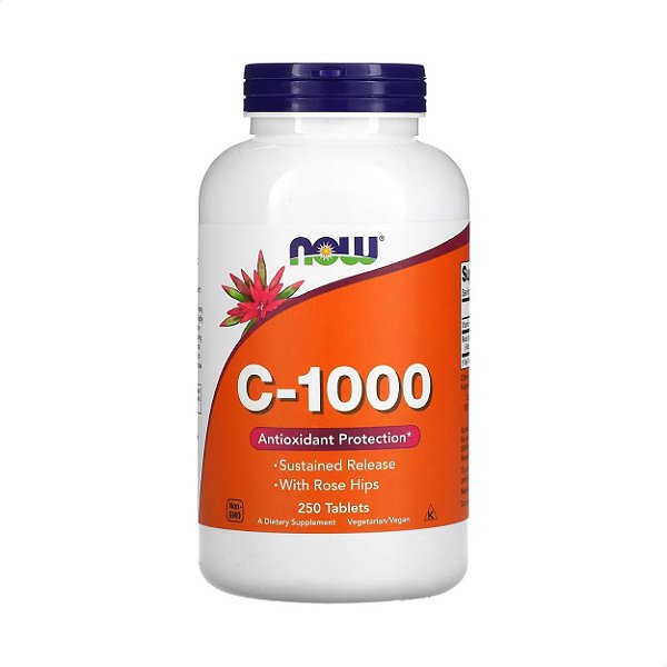 C-1000 Vitamina 250 veg caps Now Foods