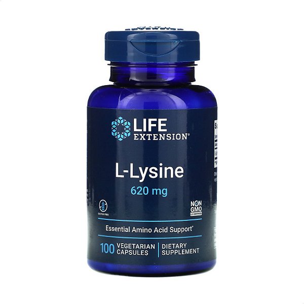 L-Lisina 620mg 100 veg caps Life Extension